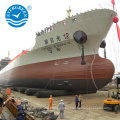 Long term use ship launching rubber airbag used in shipyard